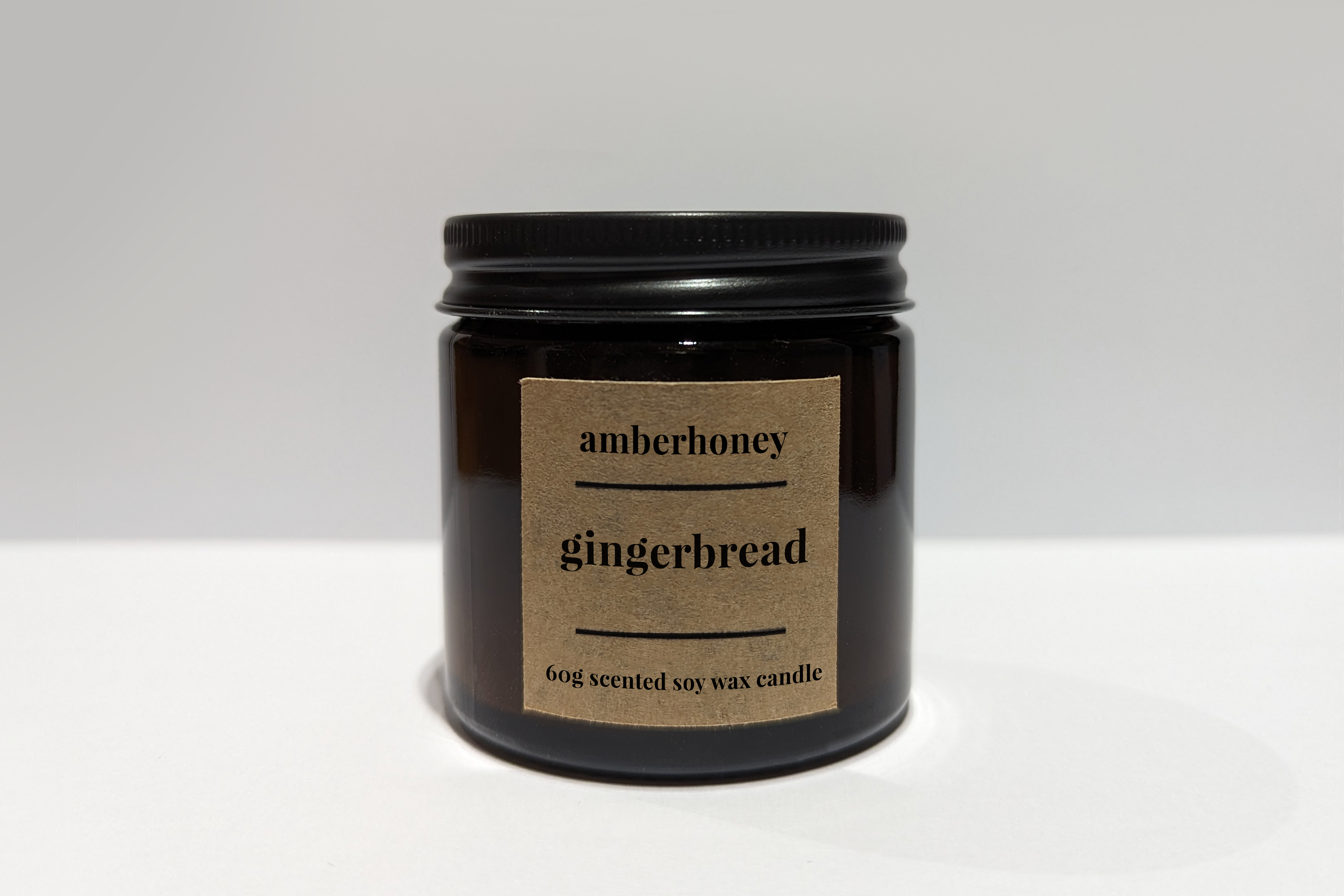 Mini Gingerbread Soy Wax Travel Candle