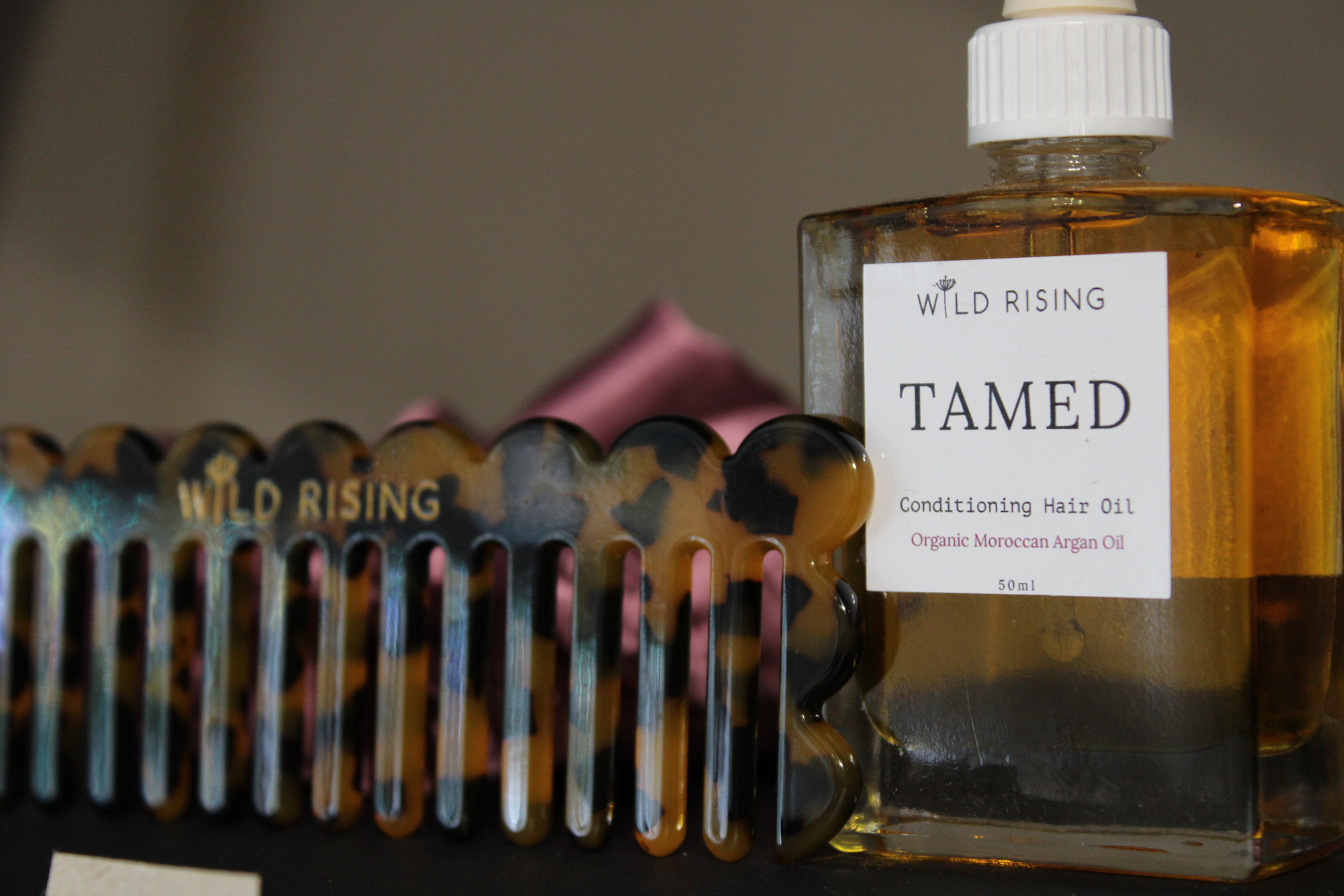 Morroccan Argan Hair Oil & Comb