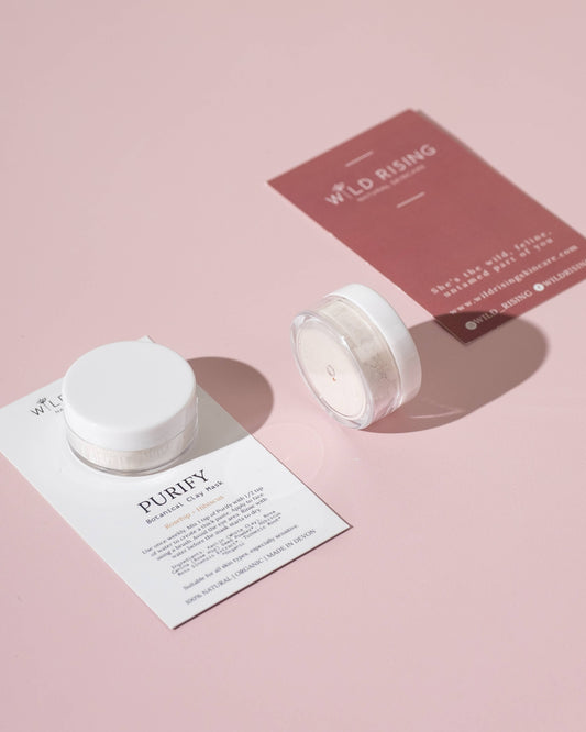 Natural Clay Face Mask Mini Travel Size