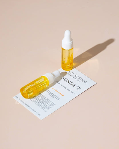 Natural Skincare Moisturising Orange & Coconut Body Oil Mini Travel