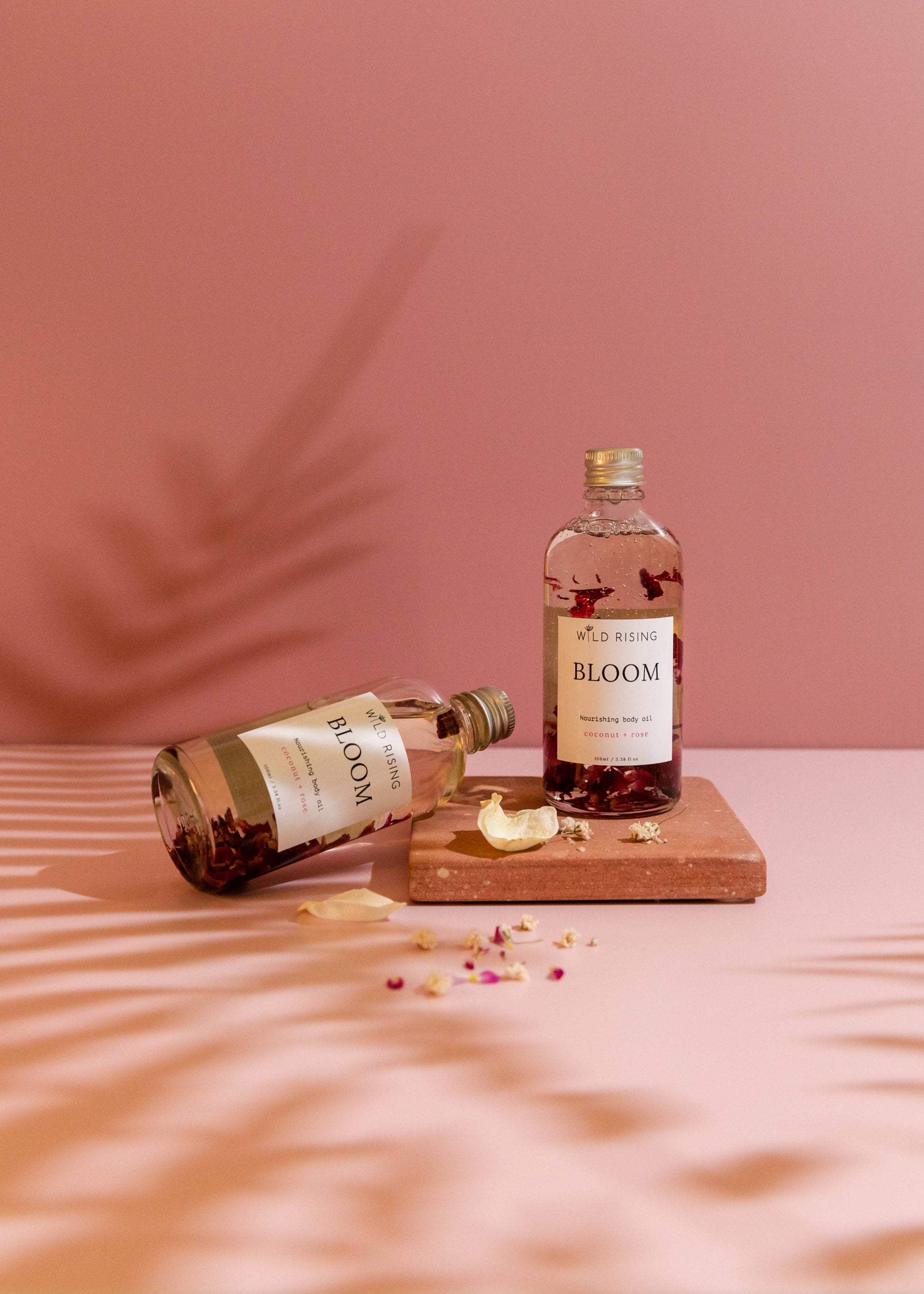 Natural Skincare Moisturising Rose & Coconut Body Oil