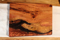 Plum Wood & Copper Resin Serving Charcuterie Board