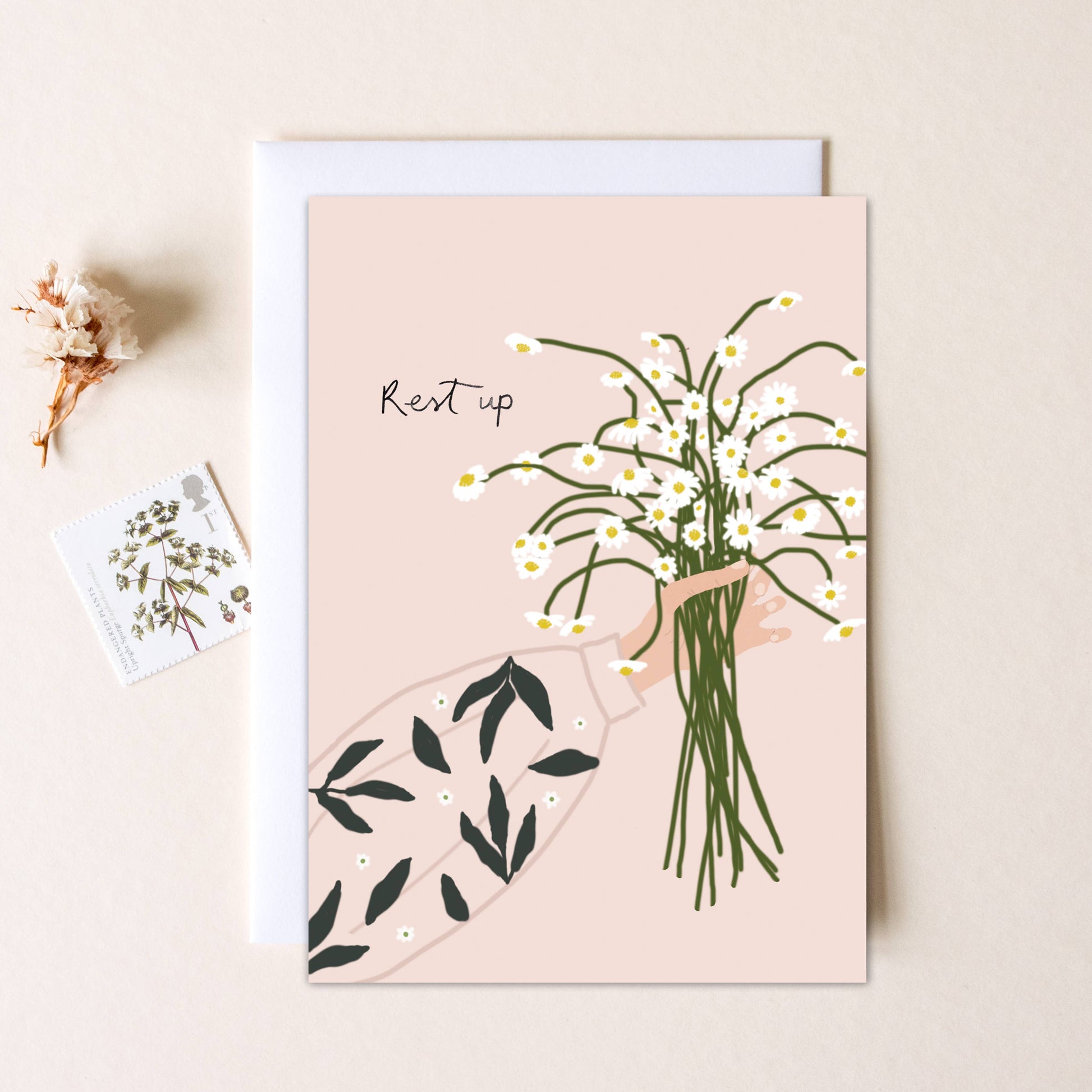 Rest Up Get Well Soon Greeting Card