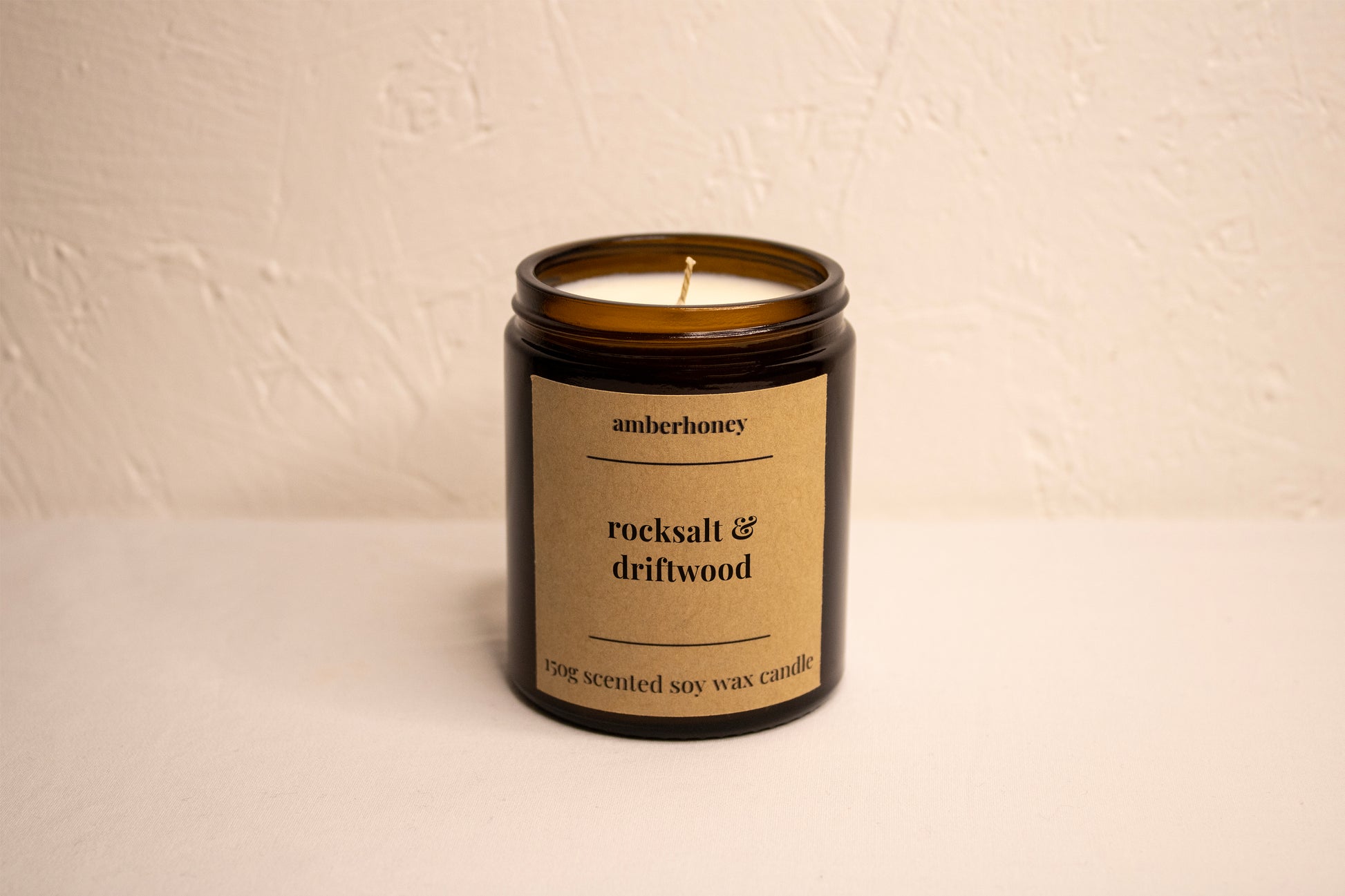 Rock Salt & Driftwood Soy Wax Candle