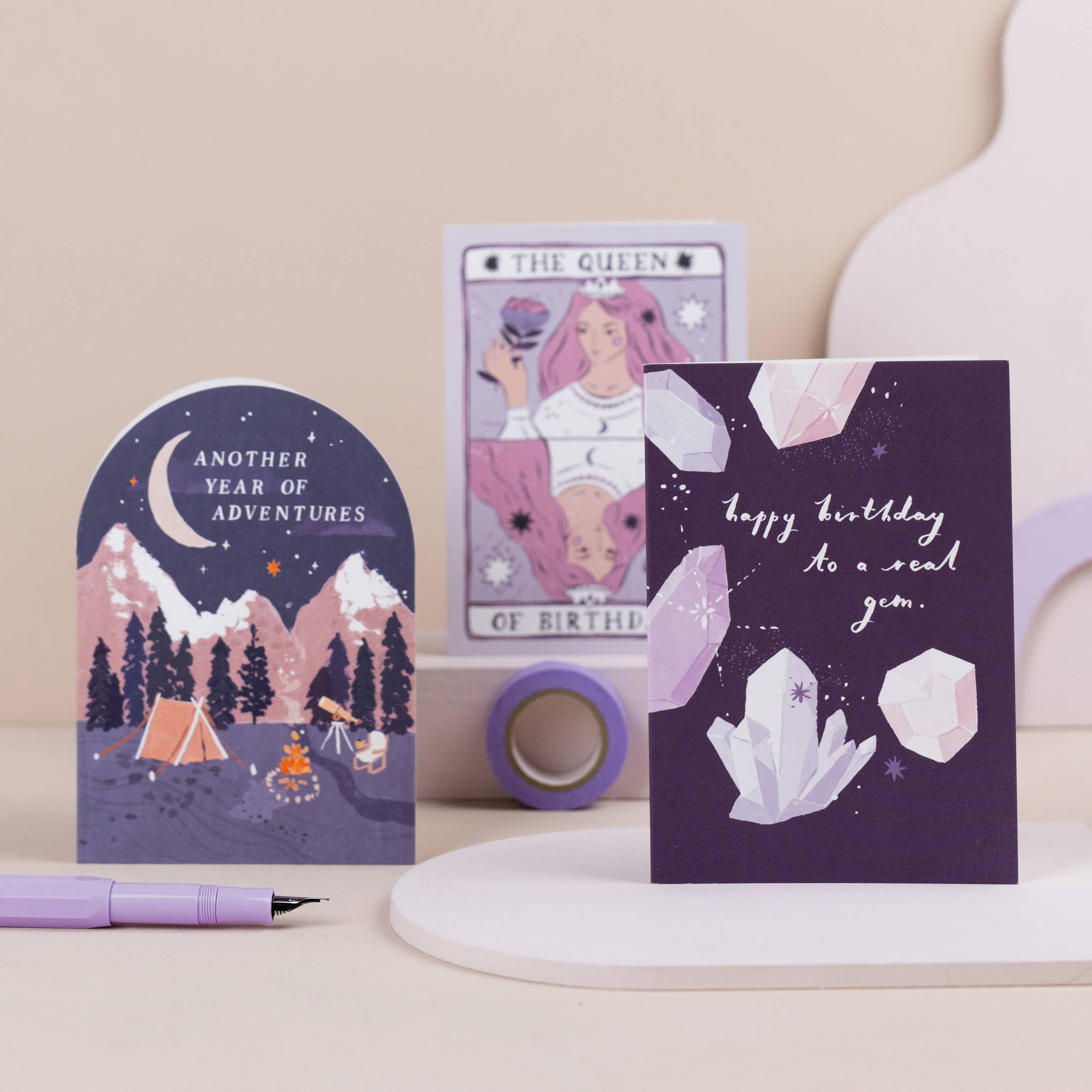 Selection Of Sister Paper Co Birthday Greeting Cards