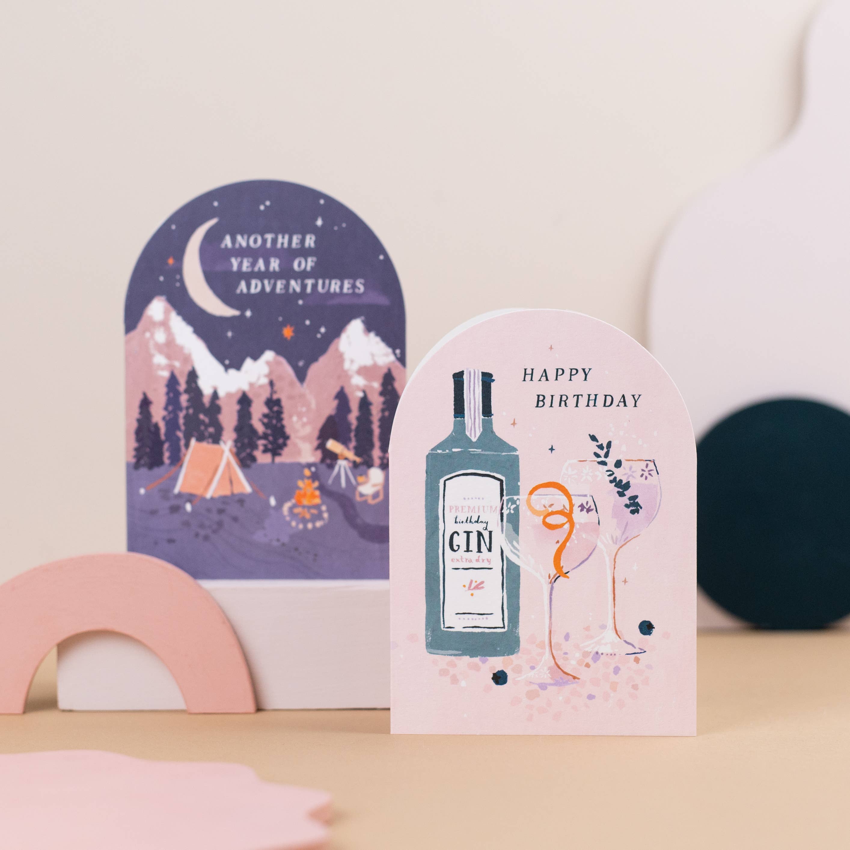 Selection Of Sister Paper Co Birthday Greeting Cards