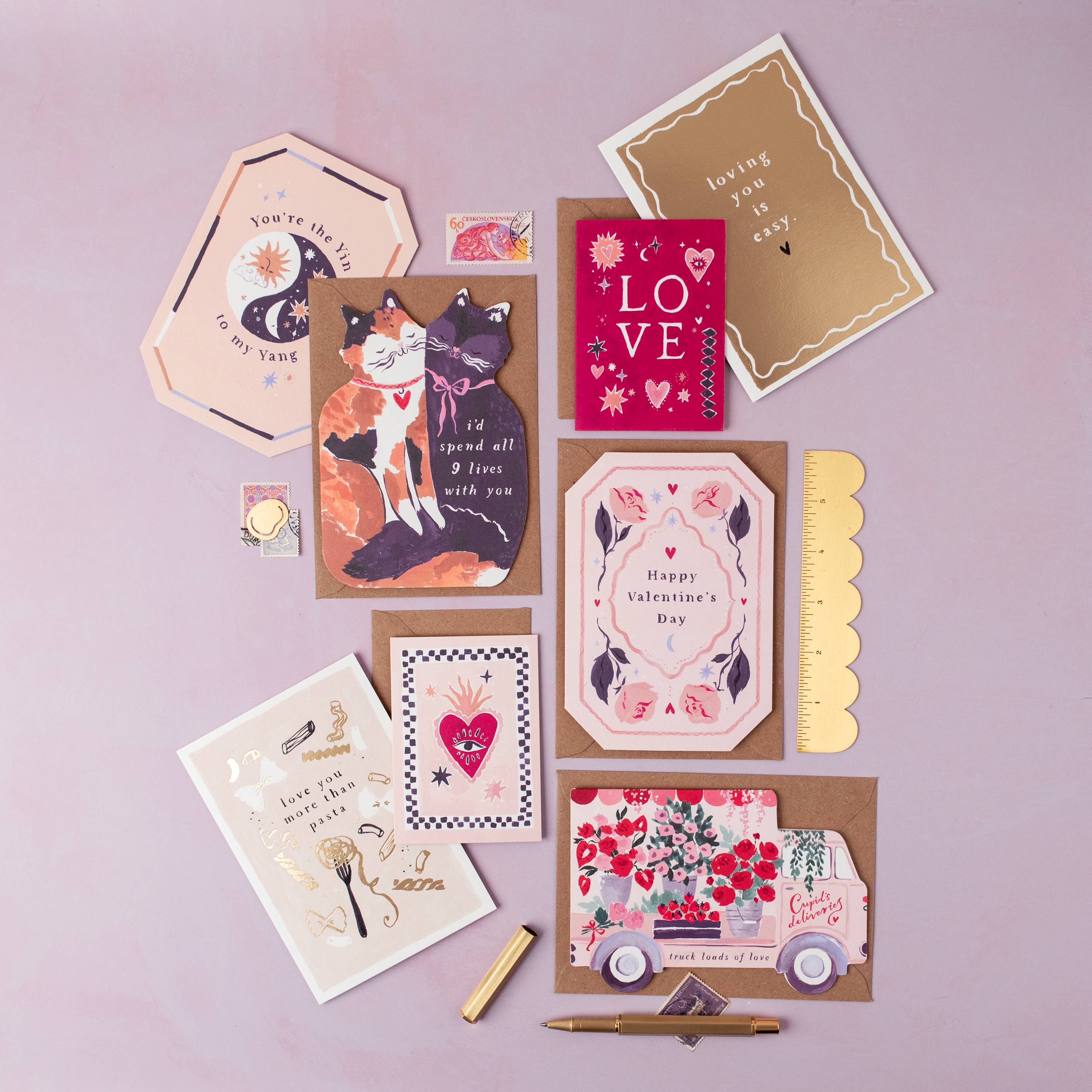 Selection Of Sister Paper Co Birthday Greeting Cards