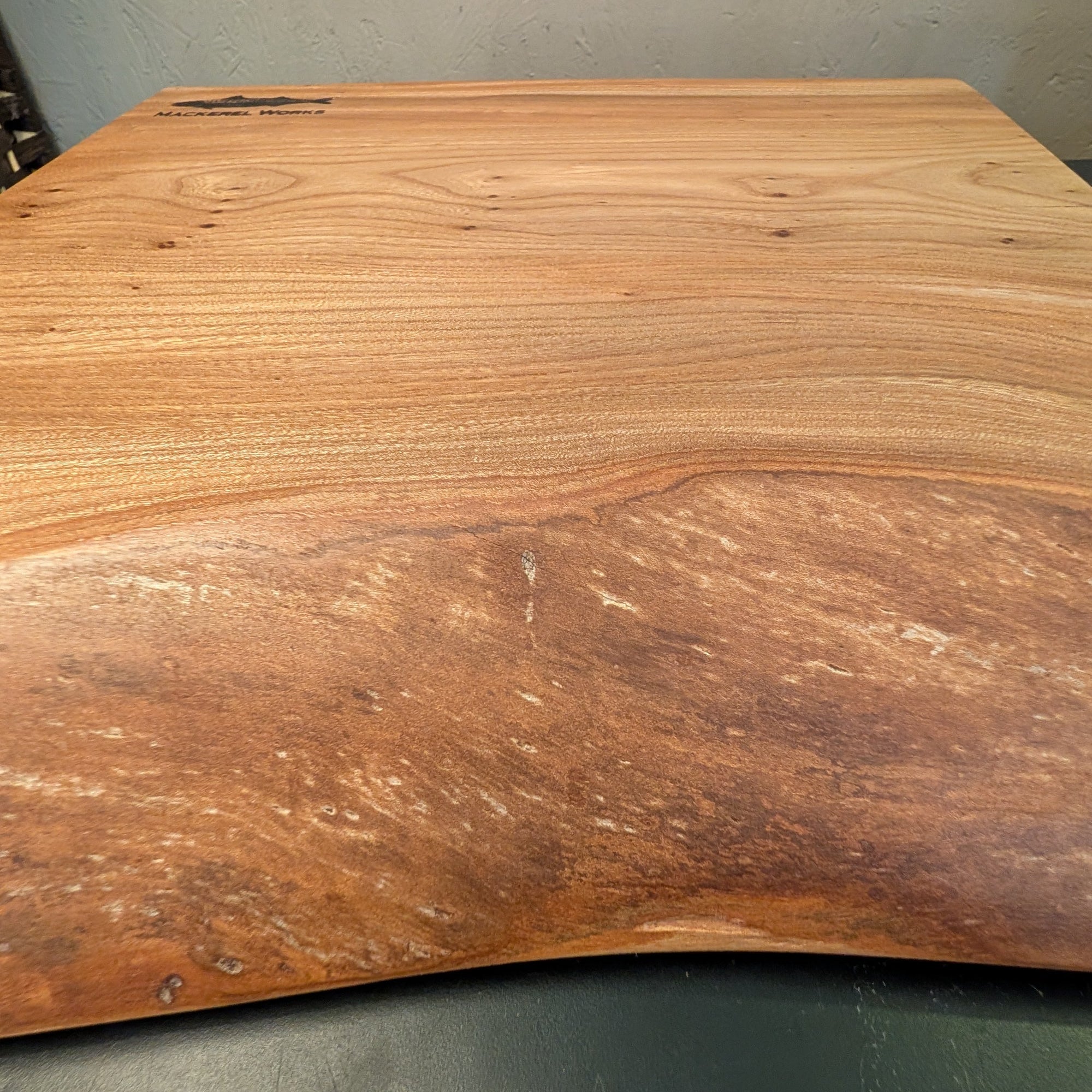 Solid Wych Elm Chopping Board 2
