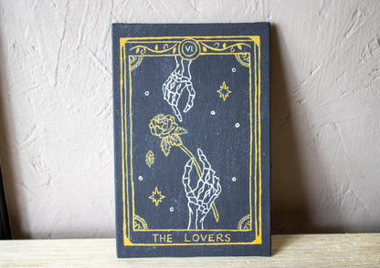 The Lovers Tarot Card Original Painting