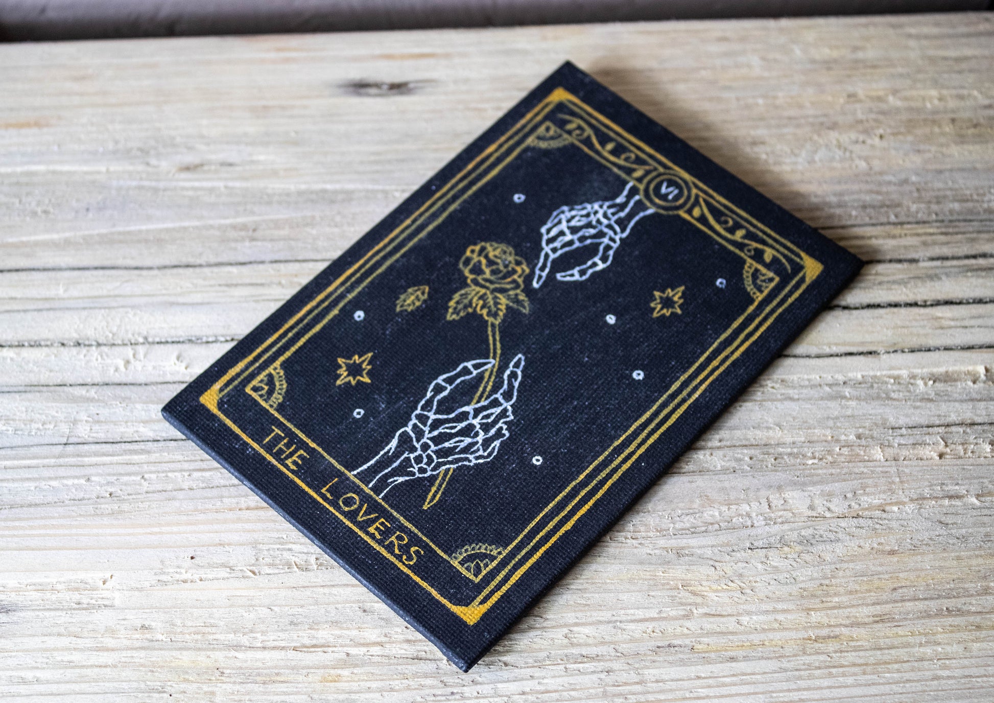 The Lovers Tarot Card Original Painting