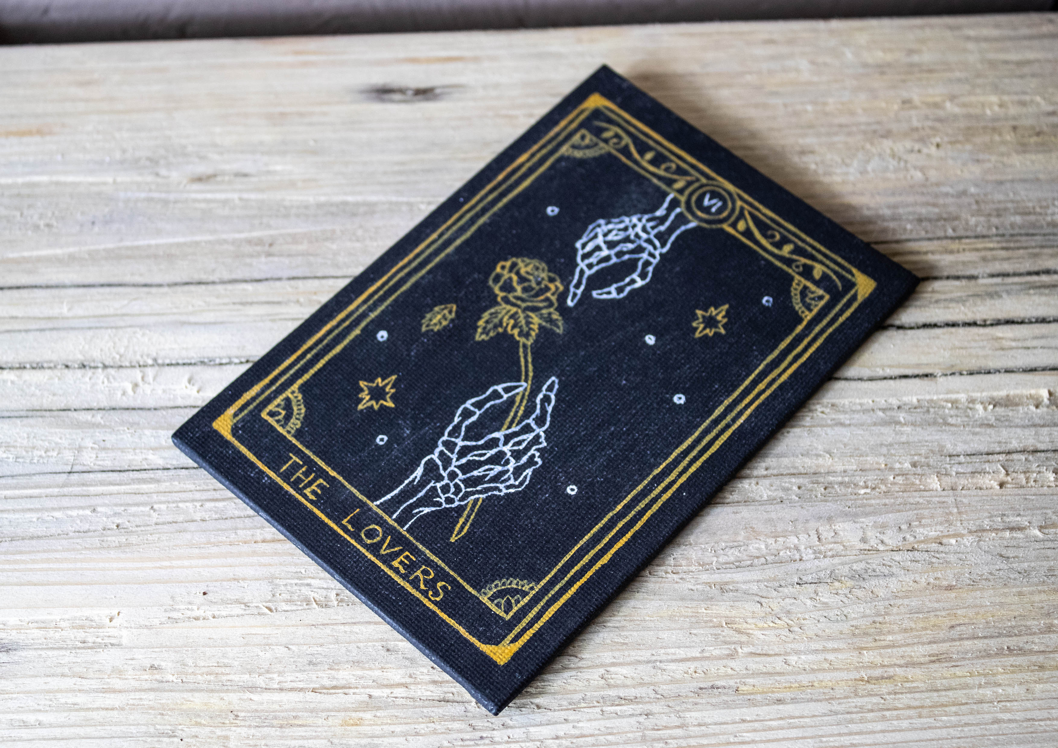 The Lovers Tarot Card Original Painting