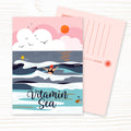 Vitamin Sea Swimmer Postcard