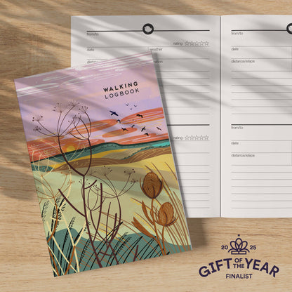 Walking Journal Logbook Seed Pods Inside