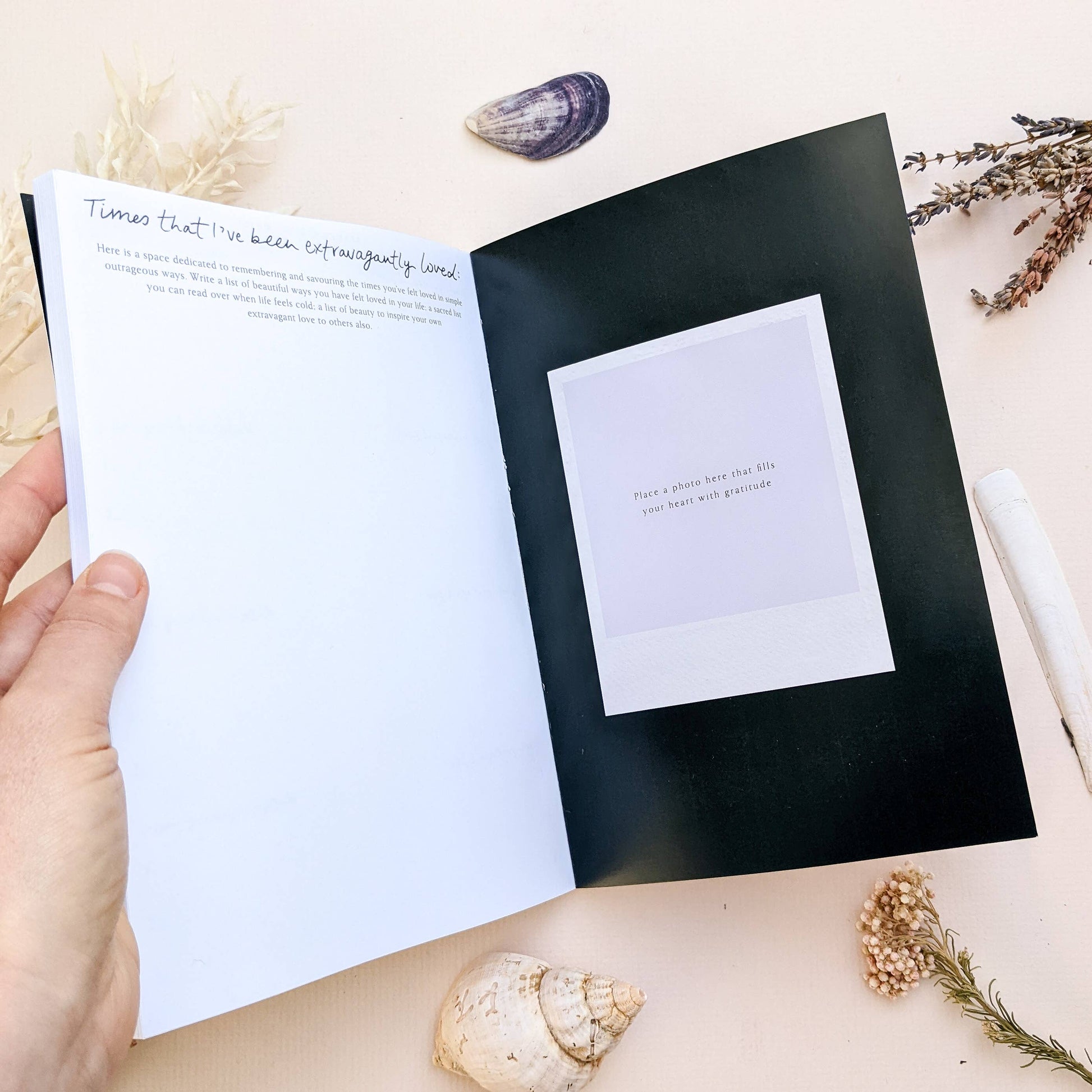 Wildflower Gratitude Journal Inside