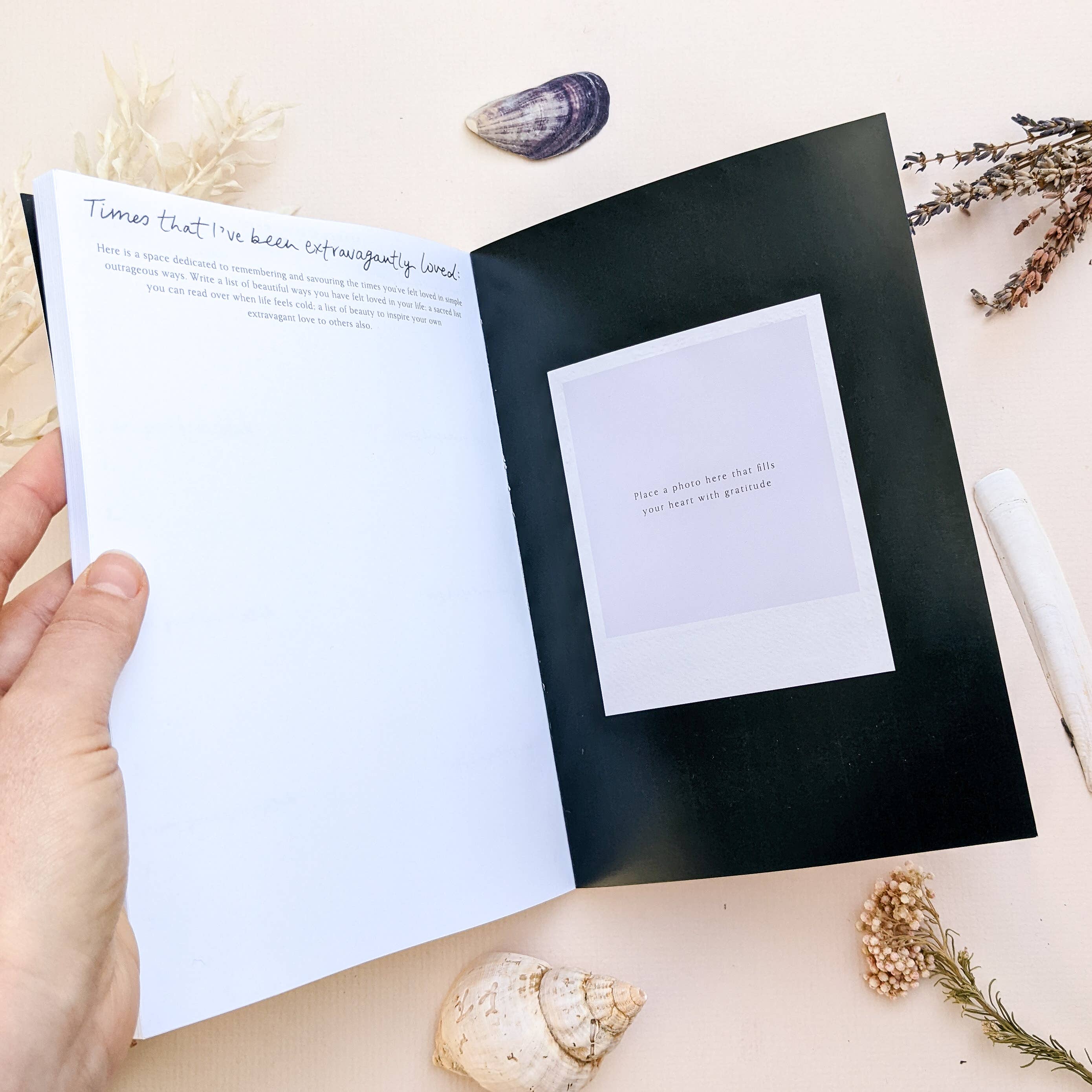 Wildflower Gratitude Journal Inside