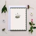 'Scallop Daisy' Greeting Card