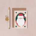 Mini Santa Christmas Greeting Card