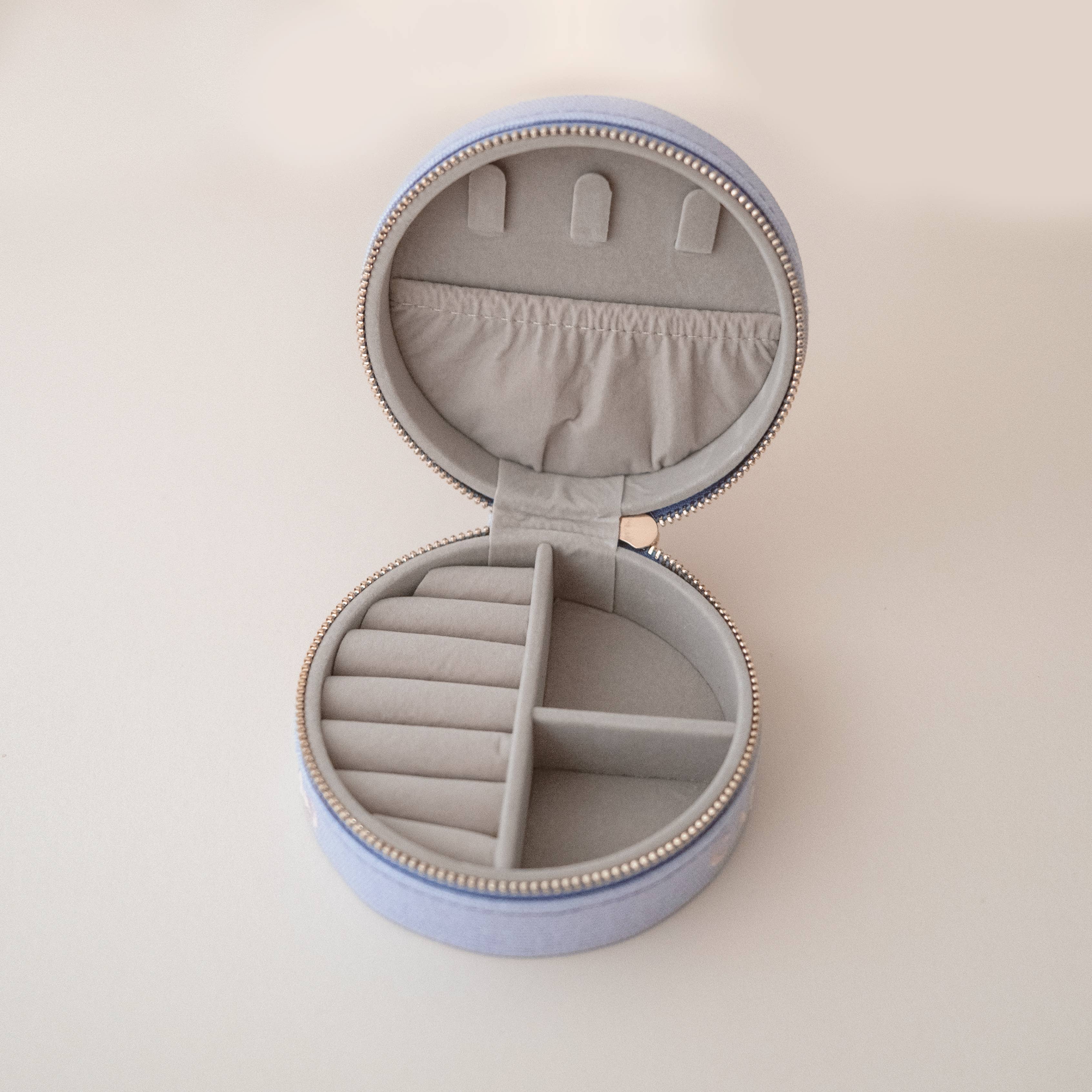 Travel Jewellery Case With Embroidery