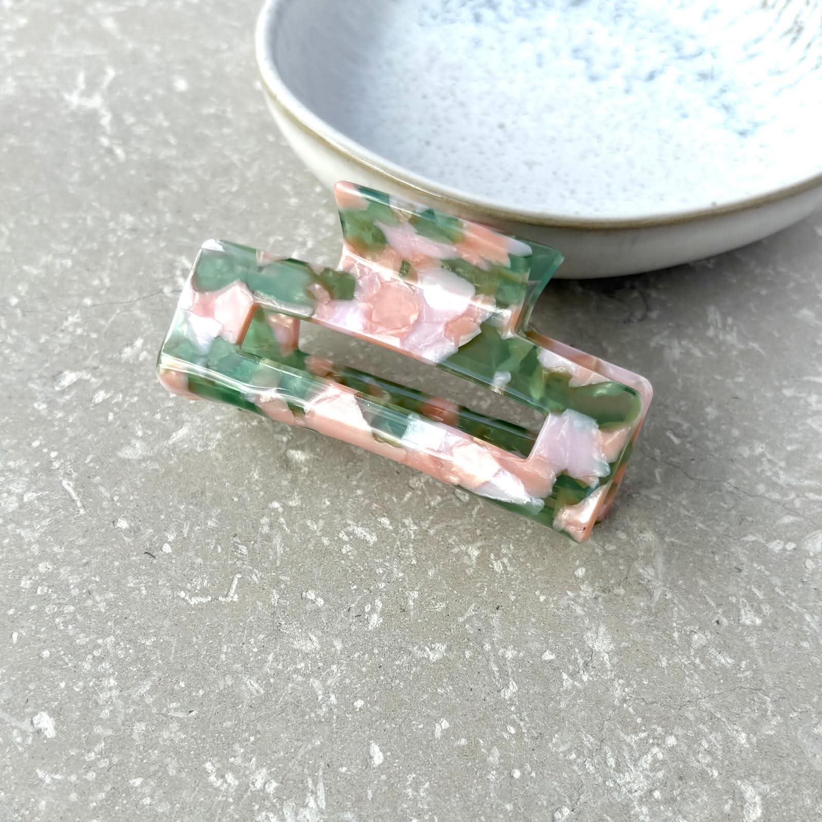 Rectangular Hair Claw Clip