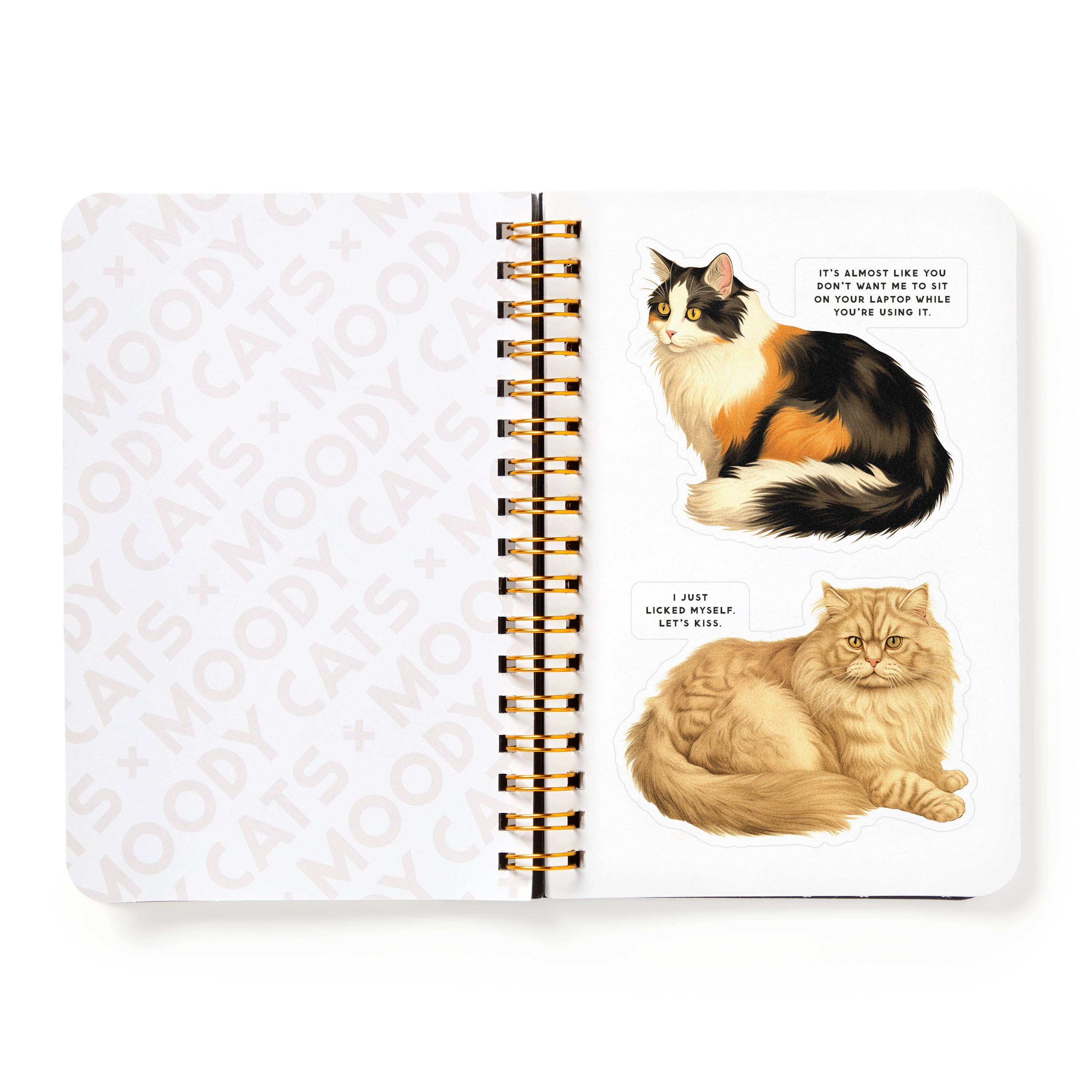 "Moody Cats" Sticker Book
