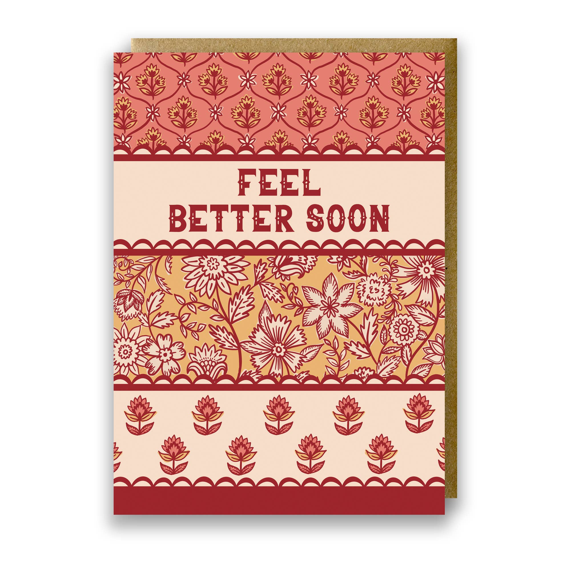 Feel Better Soon Floral Greeting Card
