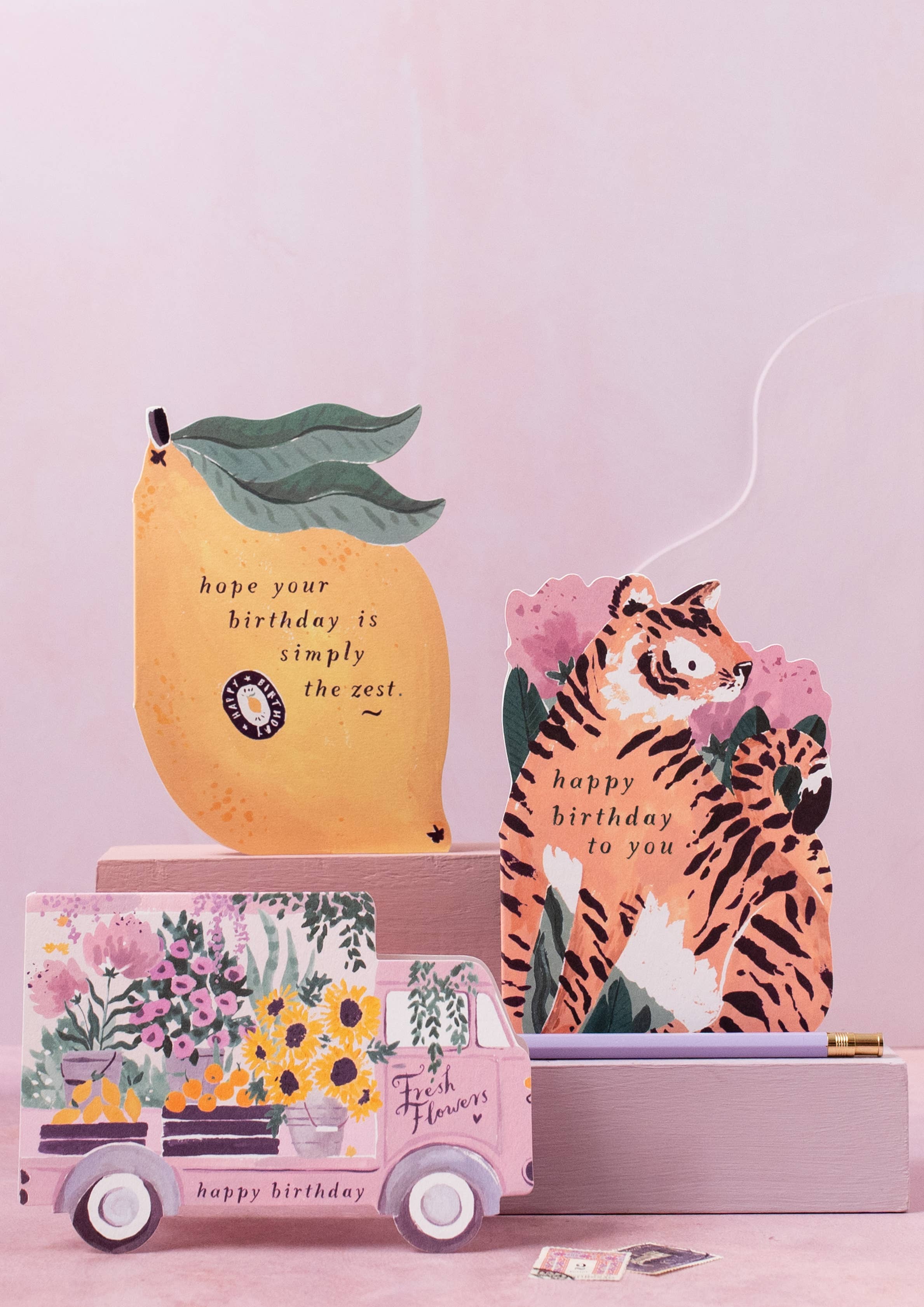 Lemon Shaped Simply the Zest Birthday Card