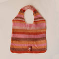 Crochet Tote Bag in Sunset Stripe