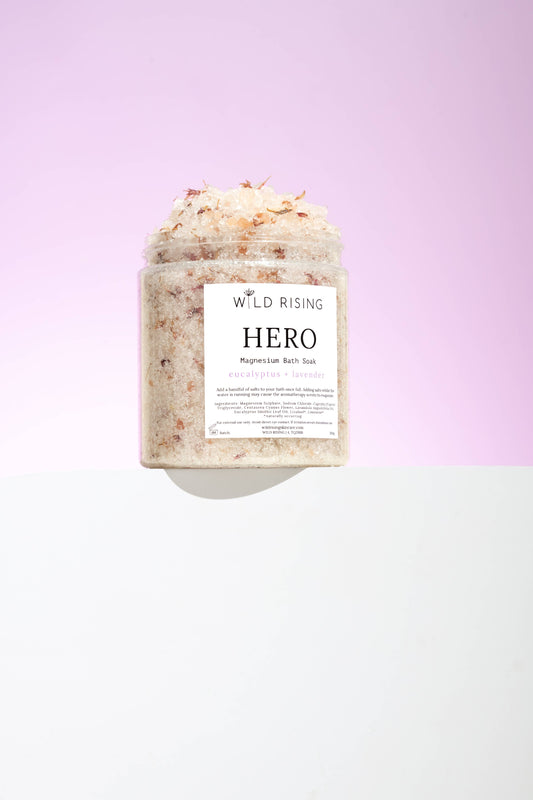 Hero - Eucalyptus & Lavender Bath Salts 300g Tub