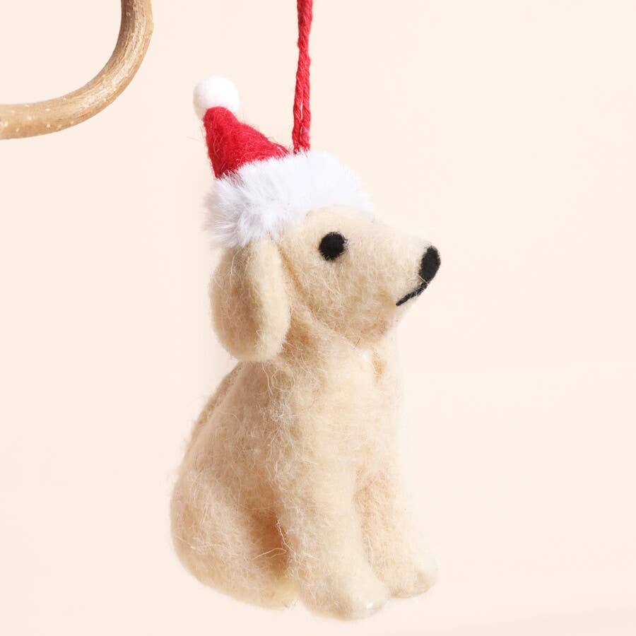 Felt Cat Hanging Christmas Tree Decoration