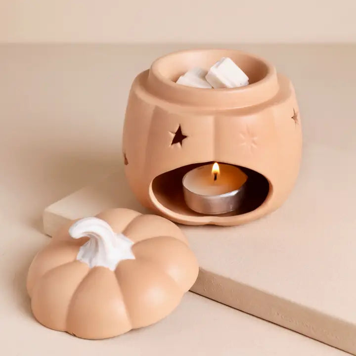 Orange Pumpkin Wax Melt Burner
