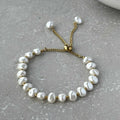 Faux Pearl Bracelet - PVD Gold Plated