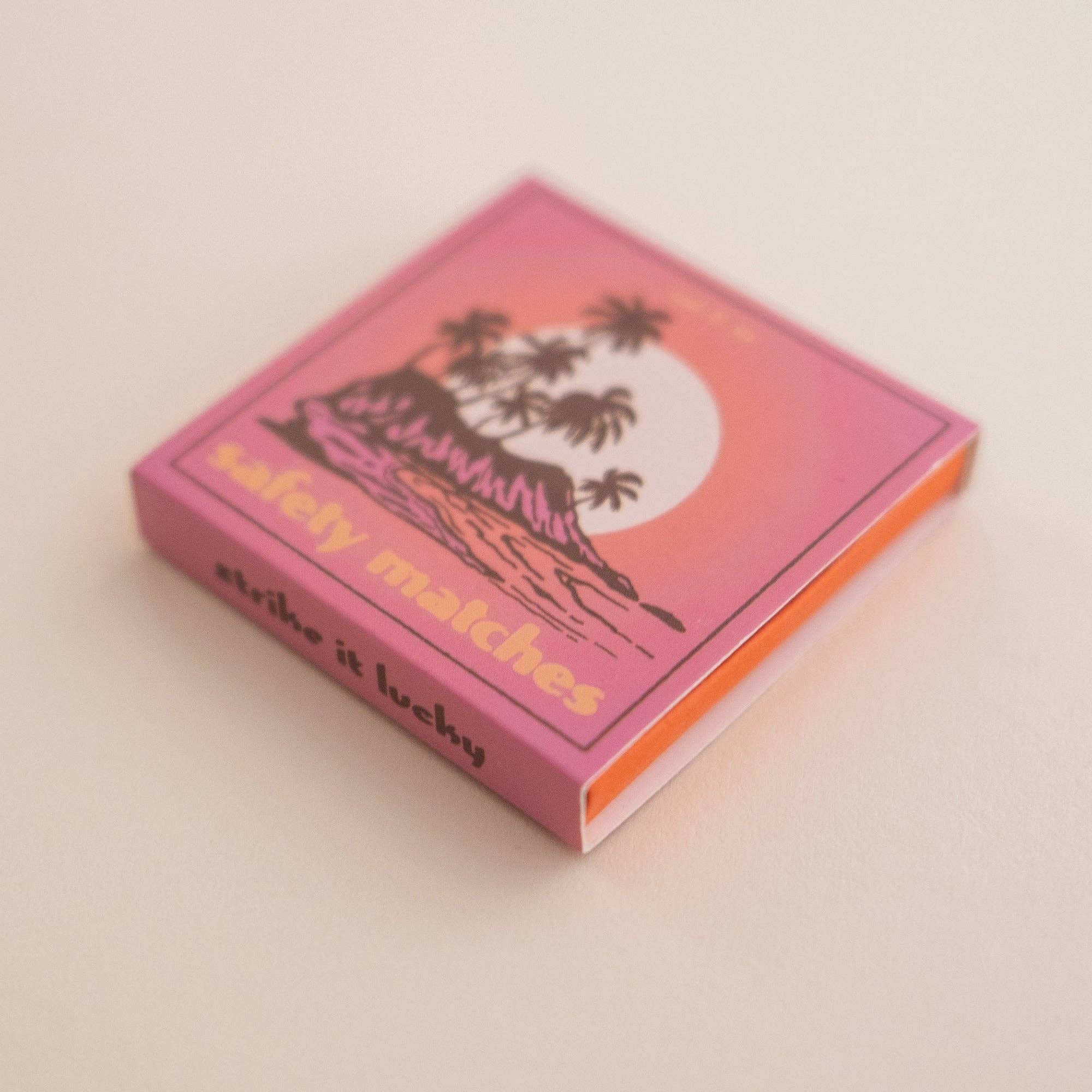 Mini Lavender Tropical Island Matchbox