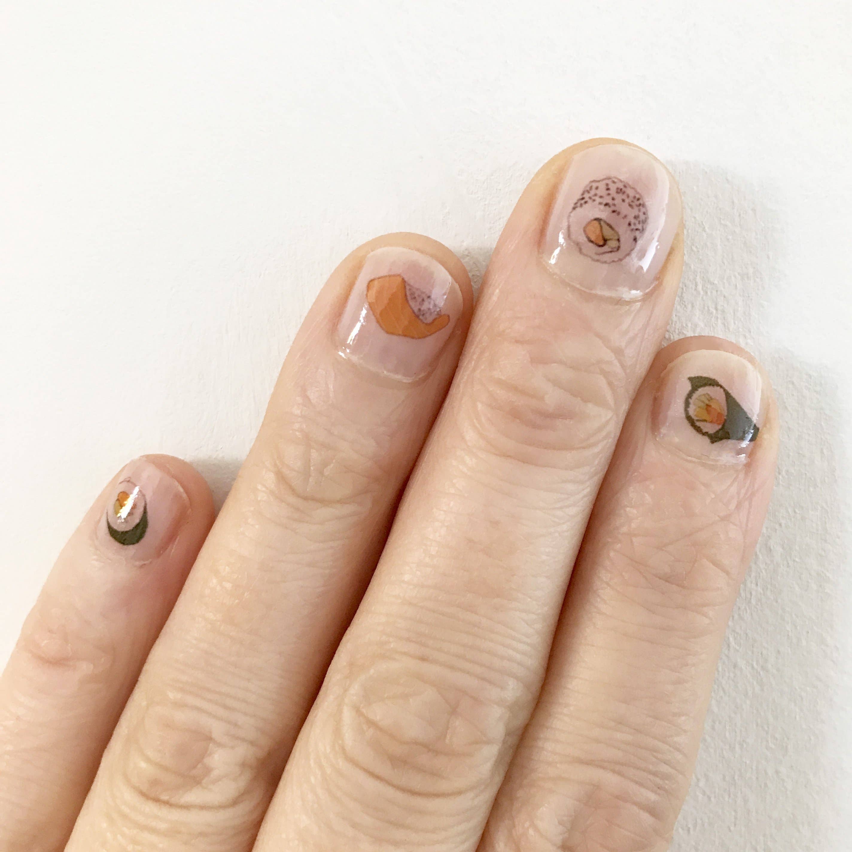 Sushi Nail Art Transfers