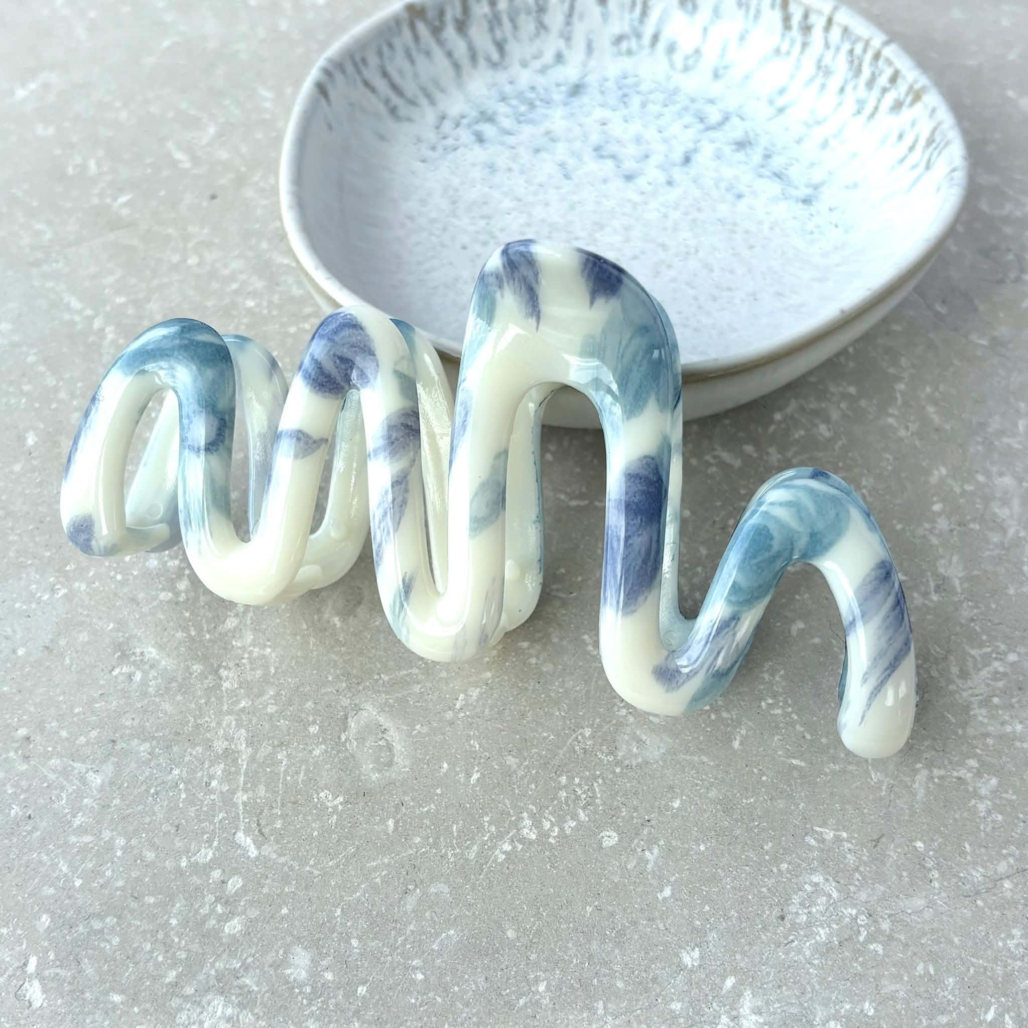 Wavy Hair Claw Clips