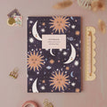 Navy Celestial Moon & Sun Notebook