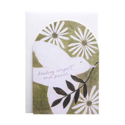 'Comfort & Peace' Sympathy Encouragement Card