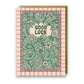 Good Luck Floral Greeting Card