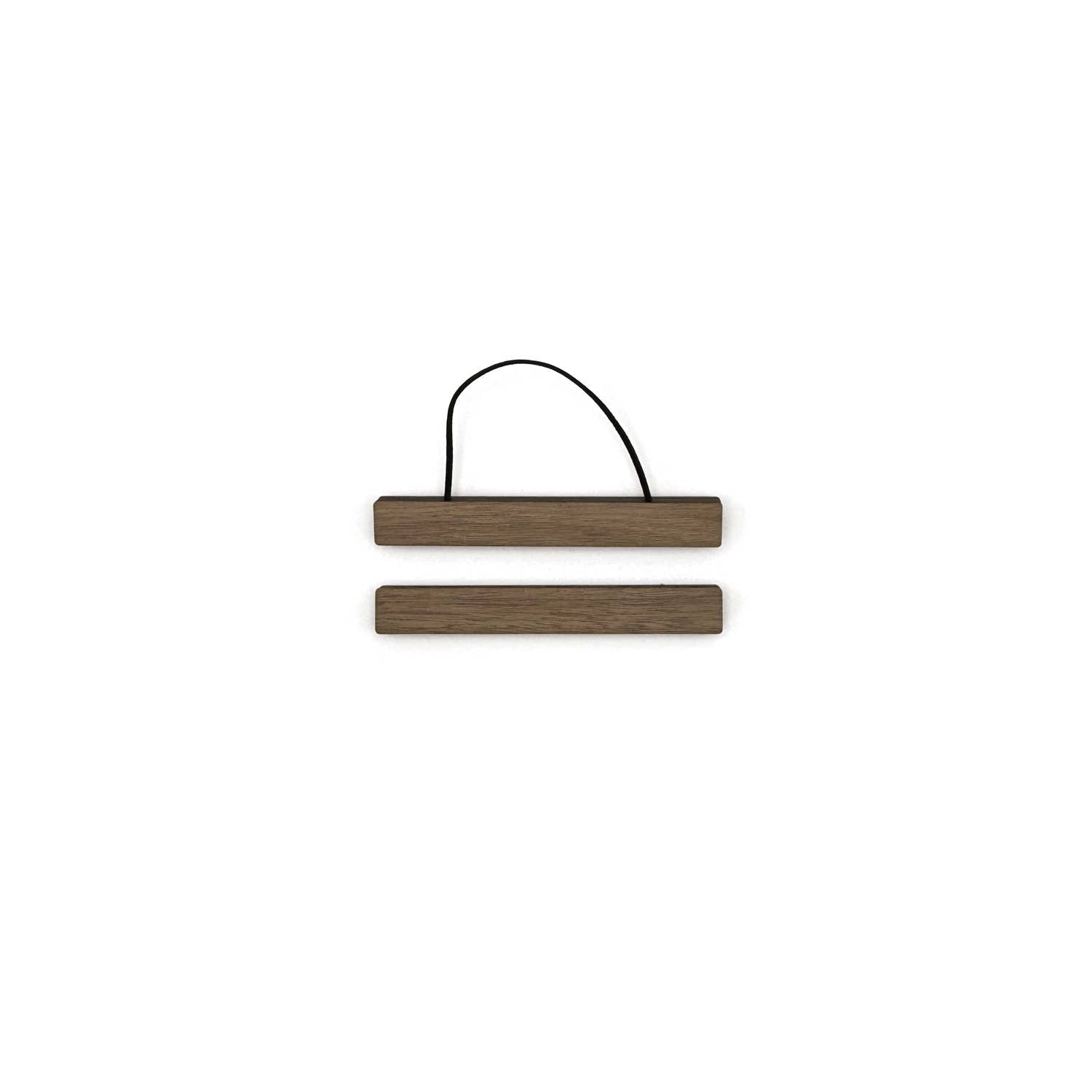 A5 Straight Walnut Art Print Hanger