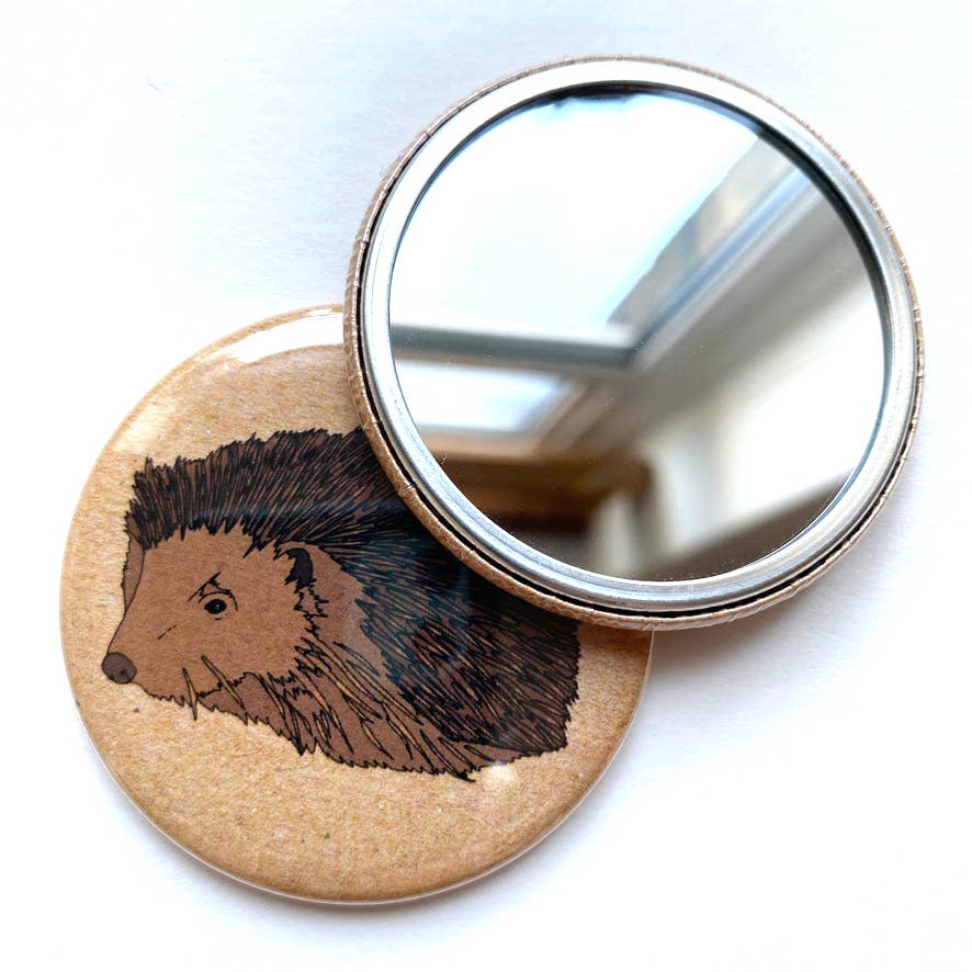 Illustrated Pocket Mirror