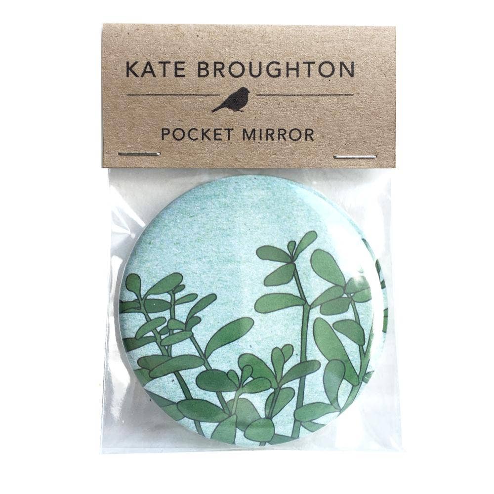 Illustrated Pocket Mirror