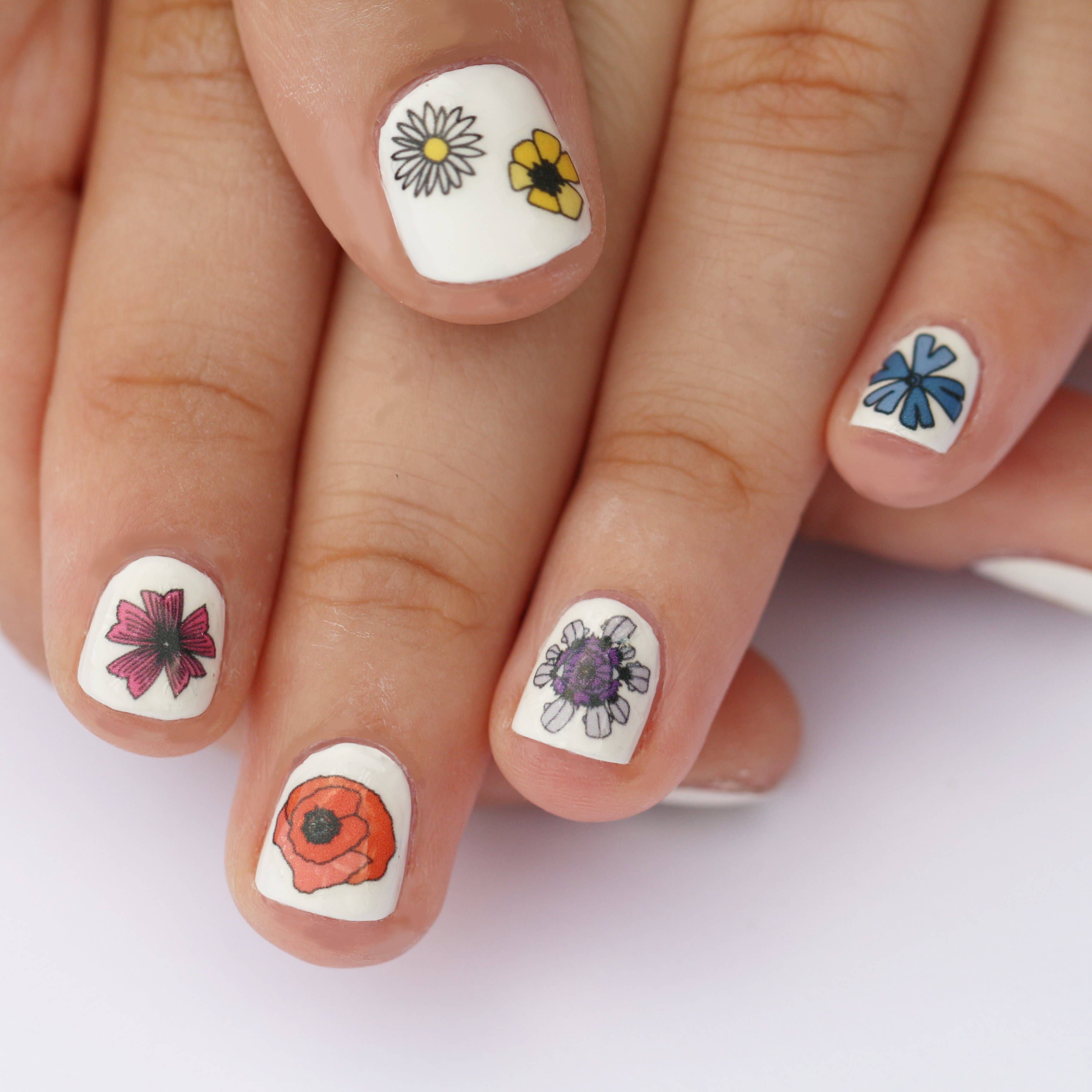 Wildflower Nail Art Transfers