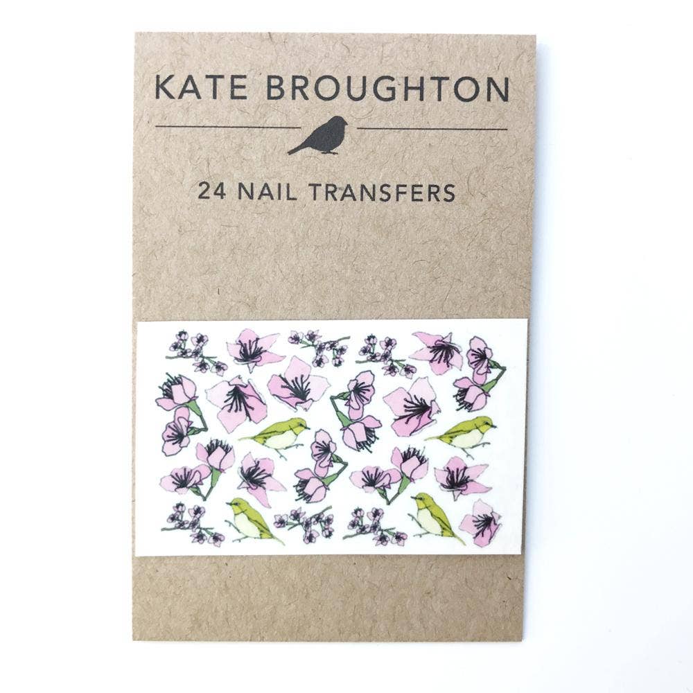 Cherry Blossom Nail Art Transfers