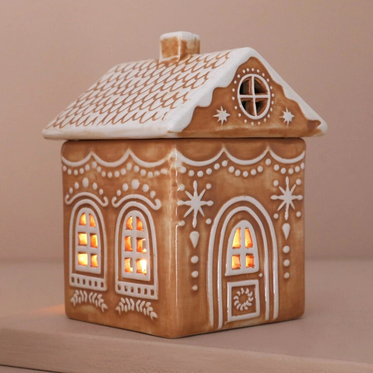 Gingerbread House Wax Melt Burner