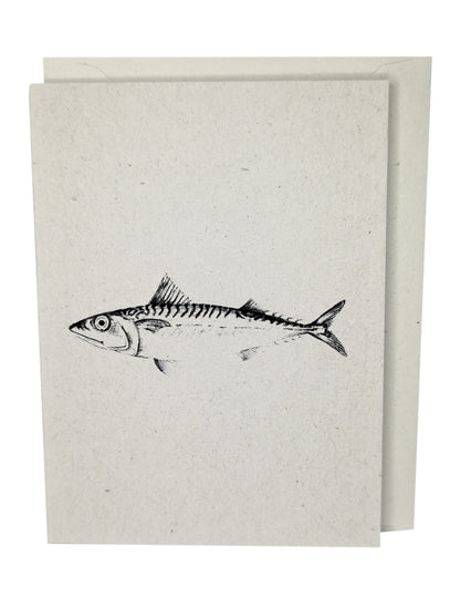 Mackerel Greeting Card