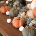 Felt Pumpkin Garland