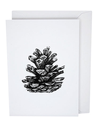 Pine Cone Greeting Card