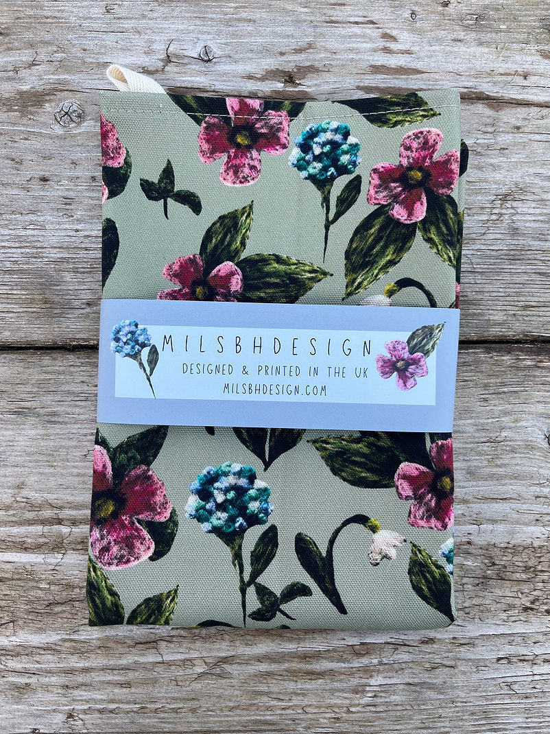 Floral Print Tea Towel